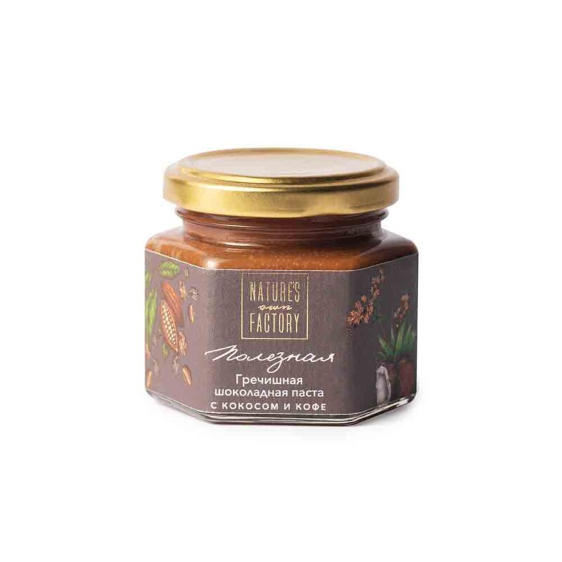 Гречишная шоколадная паста Кокос и Кофе Nature’s Own Factory, 120г ...